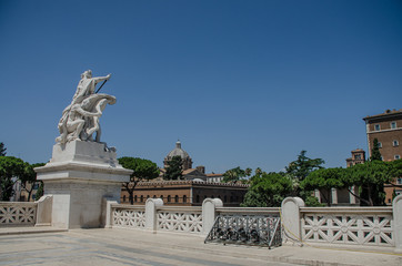 Obraz premium Monument,Vittorio Emanuele II, venice square 