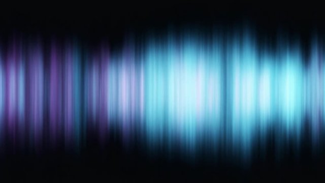 Abstract animation of northern lights on black background. Abstract northern lights twinkle and shimmers of colorful shades