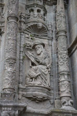Entrance of Cathedral, Pontevedra, Galicia
