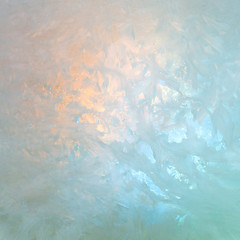 Fototapeta na wymiar Pastel iridescent ice texture. Holographic colors light