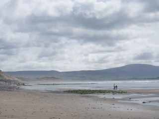 Fototapeta na wymiar Irland Strandhill Strandpanorama im County Sligo