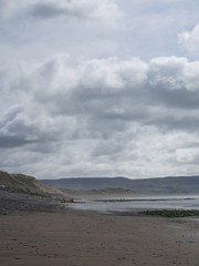 Irland Strandhill Strand County Sligo Hochformat