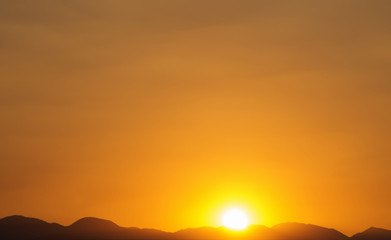 Obraz na płótnie Canvas Sky background on sunrise.