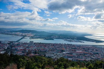 Fototapeta premium Viana do Castelo is a municipality and seat of the district of Viana do Castelo in the Norte Region of Portugal. It is located on the Portuguese Way path, an alternative path of the Camino de Santiago