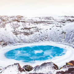 Kerid crater in the grímsnes area of the south of Iceland © RudiPereira