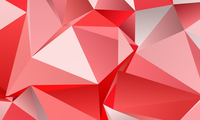 Fototapeta premium Czerwony geometryczny tło