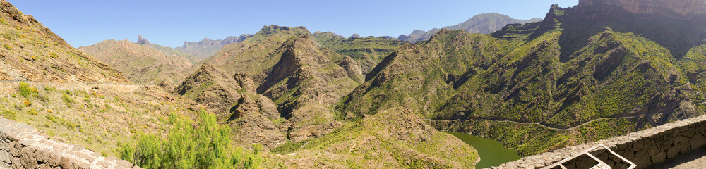 View on mountains of gran canaria island, Spain.