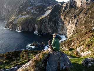 Urlaub in Irland Slieve League Klippen in Donnegal Querformat