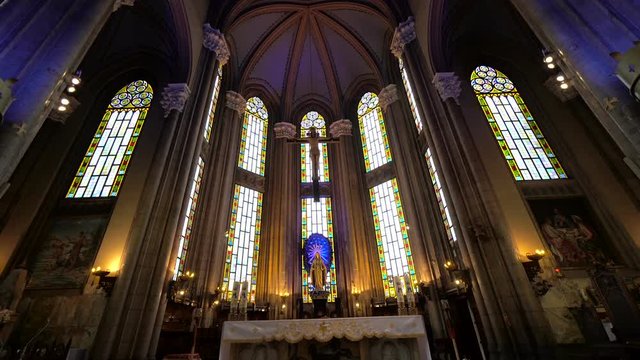 Inside The St. Antuan Church. Istanbul/Turkey