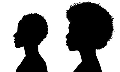 silhouette femme nappy © EveAnne