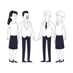 group of friends cartoon