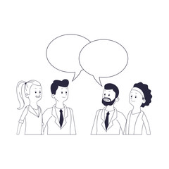 group of friends cartoon