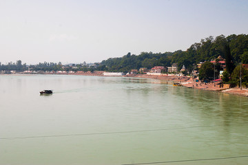 River Ganga in India.