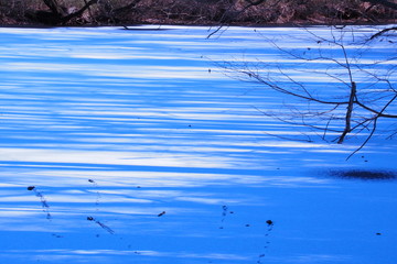 凍てつく水面