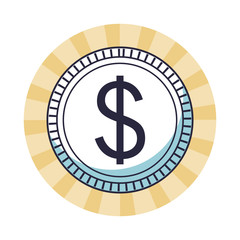 saving money coin cartoon