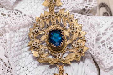 Sardinian Jewelry Macro Close-up Photo