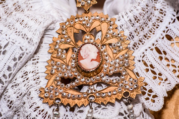 Sardinian Jewelry Macro Close-up Photo