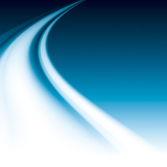 青い光のカーブイメージ