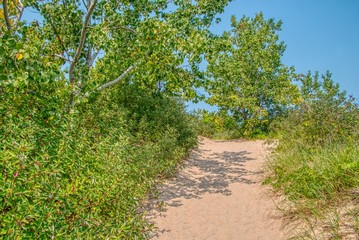 Fototapeta premium Sleeping Bear National Seashore is located on Lake Michigan