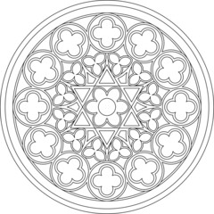 Burgos 2, Spain, rose window