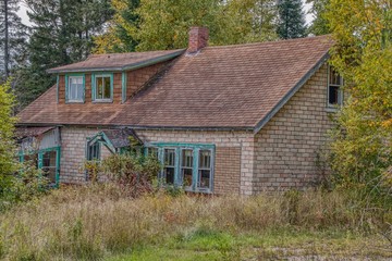 Obraz premium Abandoned House in Rural South Dakota