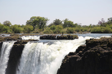 Victoria Falls, ground view from Zimbabwe side