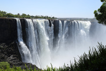Victoria Falls, ground view from Zimbabwe side