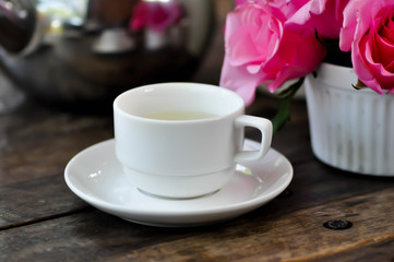hot tea or a cup of tea