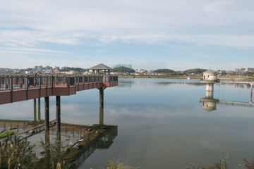 japan river barrage, nature osaka, tokyo