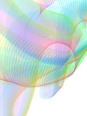 abstract stylized lines, vector