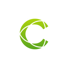 Letter C logo icon design template elements, Initial C logo design concept - Vector