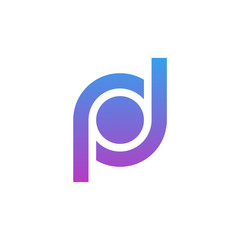 Letter P logo icon design template elements, Initial P logo concept - Vector