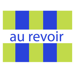 Fototapeta premium vector icon of bye bye français