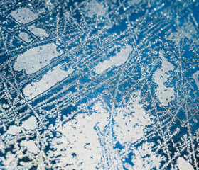 Icy glass natural pattern
