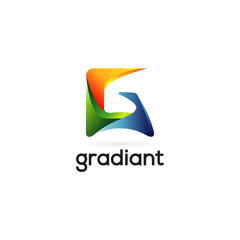 Abstract Colorful Letter G Logo
