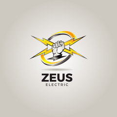 Electric Power Logo Symbol Design