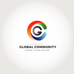 Letter CG Internet Logo Symbol