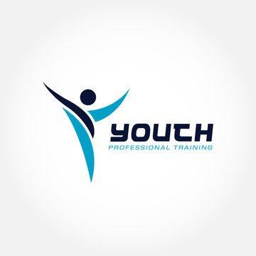 Youth Professional Training Program Logo Symbol