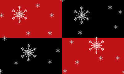 Snowflakes vector seamless pattern. Snowfall christmas repeat backdrop. Seamless pattern christmas snowfall, backdrop winter snowflake illustration