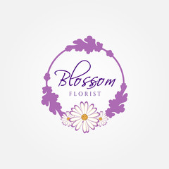 Blossom Florist Logo Sign Symbol Icon