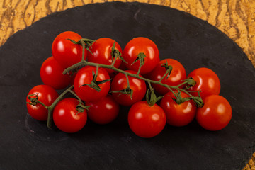 Ripe tomato branch