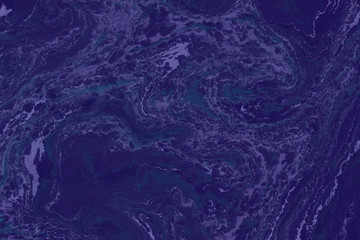 Suminagashi marble texture hand painted with indig