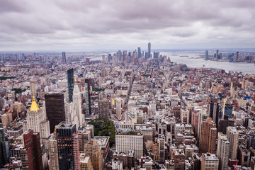 Fototapeta na wymiar New York - Manhattan Skyscrapers