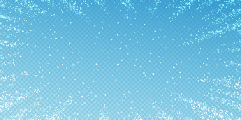 Magic stars sparse Christmas background. Subtle fl