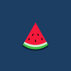 Watermelon Fruit Vector Illustration
