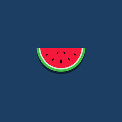 Watermelon Fruit Vector Illustration