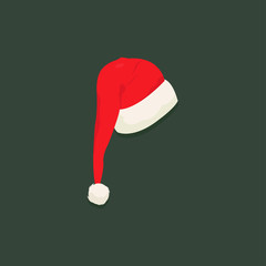 Santa Hat Vector Illustration