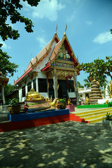 Naklejka premium Tempel und Buddhastatuen in Thailand