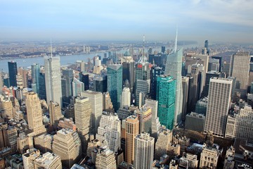 Obraz premium New York von Oben - Skyline Manhattan