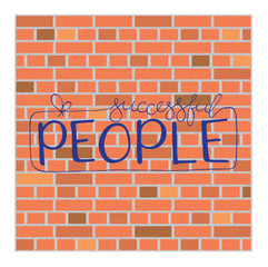 Obraz premium Lettering meme. For postcard and poster